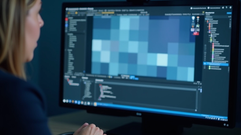 Computer screen showing Unity editor with Canvas layout hierarchy and UI elements positioned on game viewport