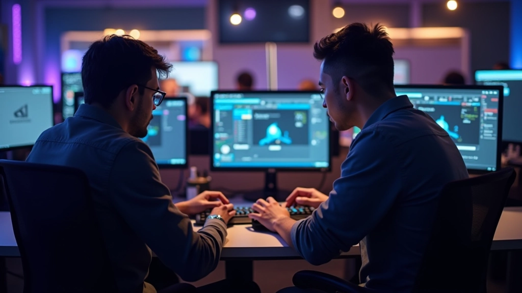 Our game development studio where students learn and create